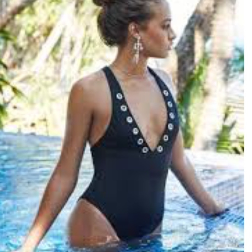 L.A. Hearts black one piece